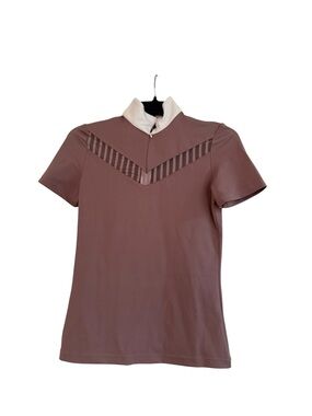 EQUISITE Short Sleeve in light pink/mauve